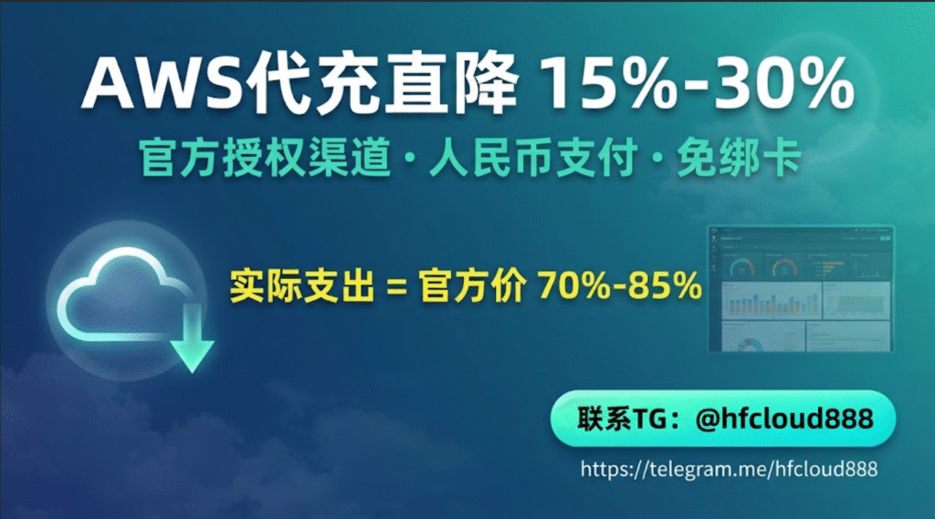 AWS代理商折扣 vs 官网直购、通过AWS代理商购买、AWS代充值折扣