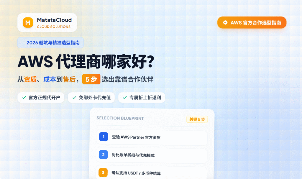 WS Partner / AWS合作伙伴 / AWS代开户代充值